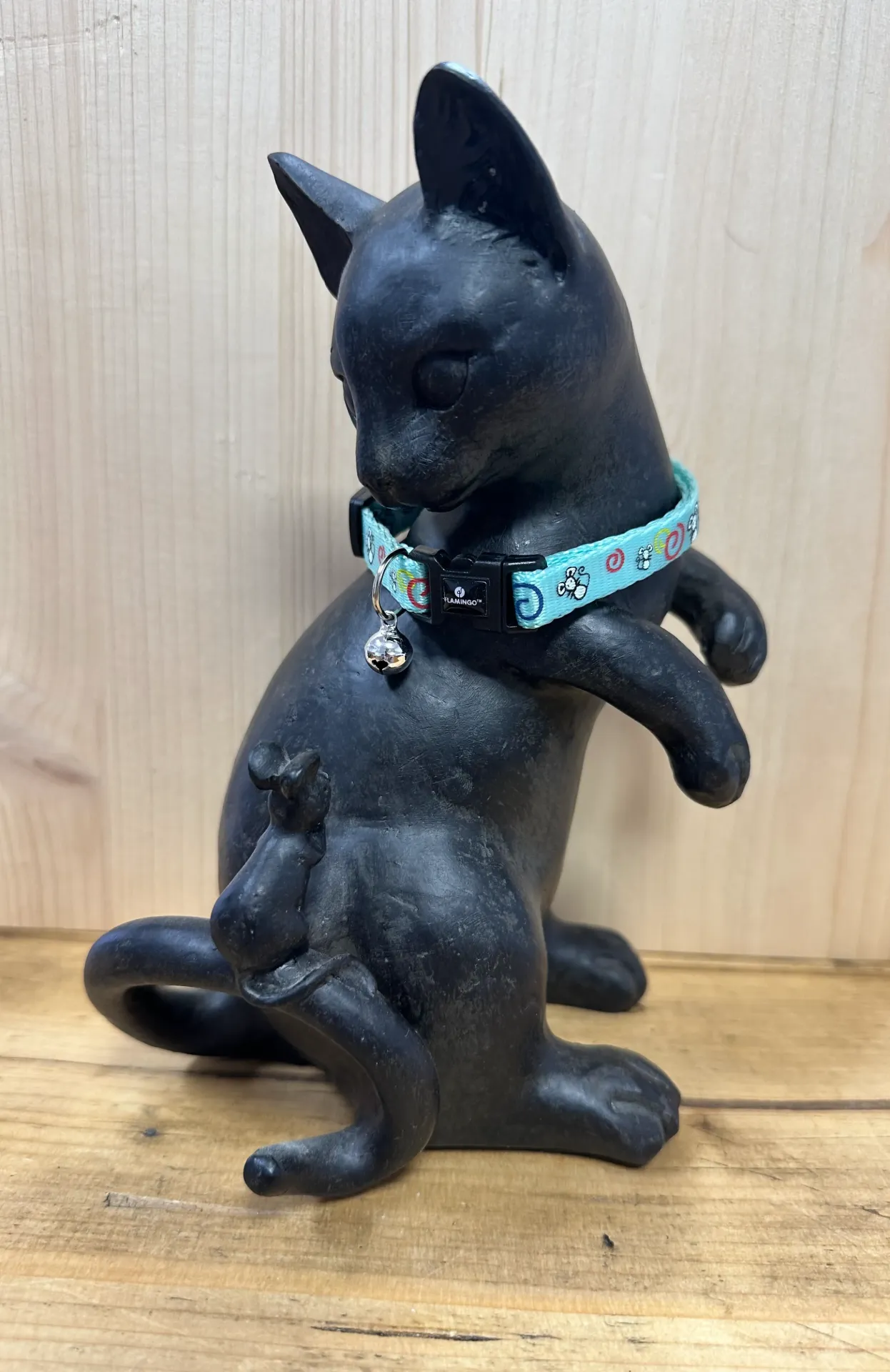 Collier ZIGGI Chat  (Bleu)