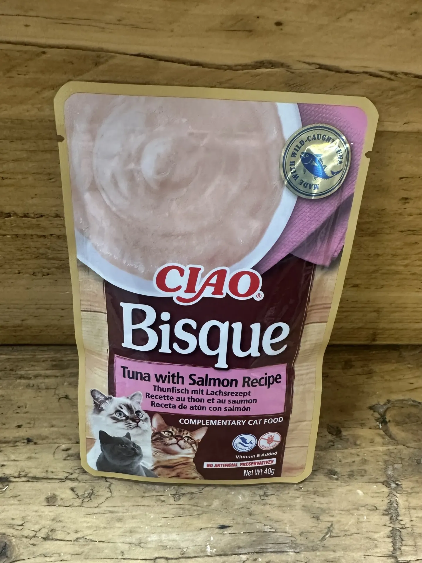 COMPLÉMENT ALIMENTAIRE CHAT - BISQUE THON SAUMON