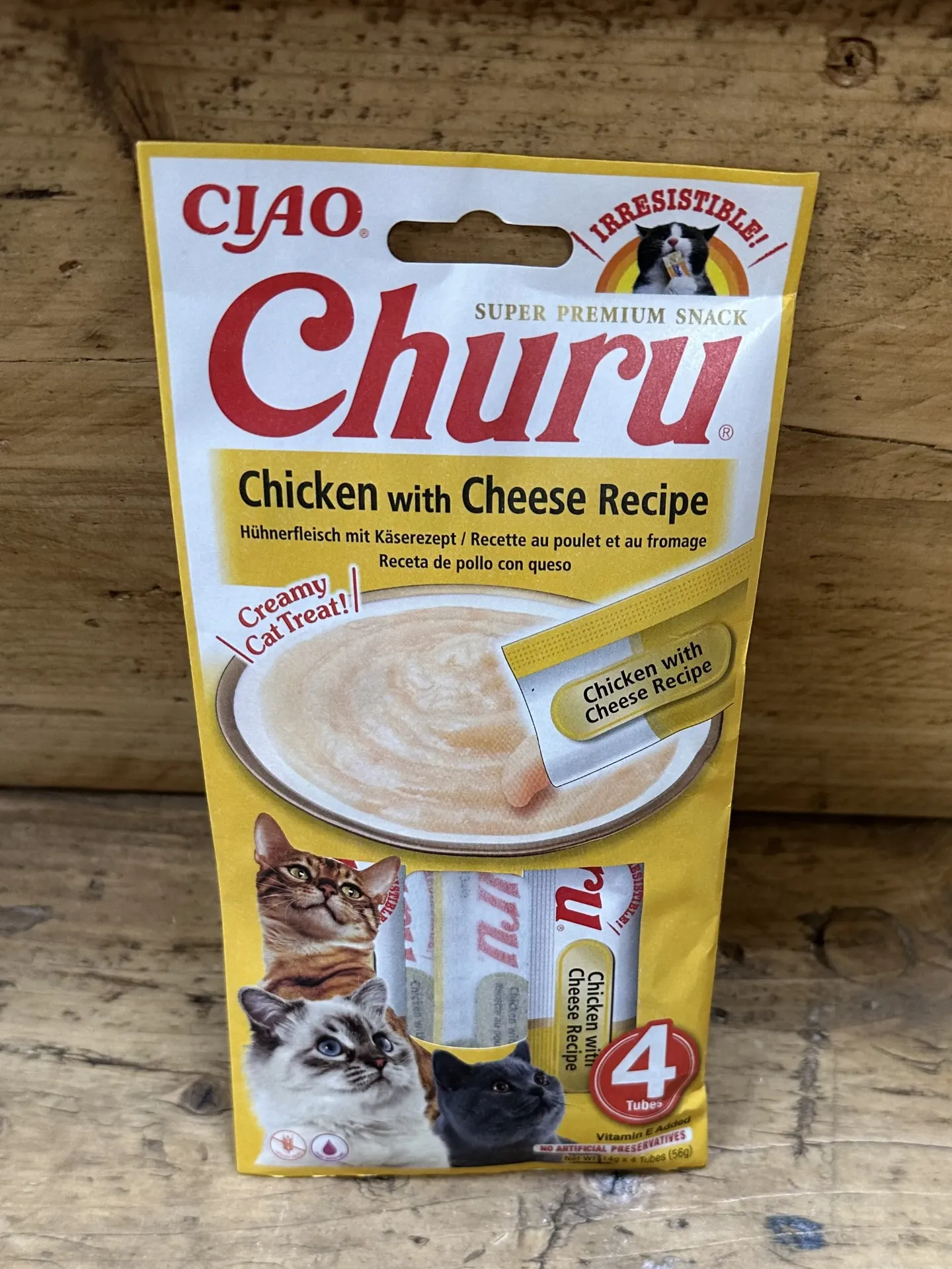COMPLÉMENT ALIMENTAIRE CHAT - CHURU POULET FROMAGE