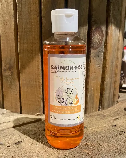 Aliment complémentaire - SALMON'EOL - Huile de saumon pure 