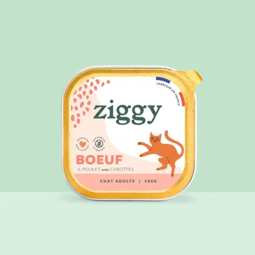 Pâtée chat BŒUF Ziggy